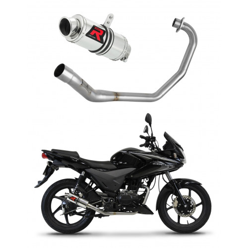Honda CBF 125 2009 - 2014 Dominator teljes kipufogó rendszer Collector Silencer GP1 + dB killer medium