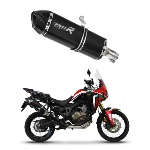 Honda CRF 1000L Africa Twin 2016 - 2019 Dominator kipufogó HP7 BLACK + dB killer medium