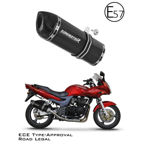 Dominator - Kawasaki ZR7 / ZR7S 1999 - 2004 EU Approved kipufogó HP1 BLACK