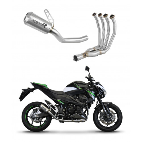 Kawasaki Z800 2013 - 2016 Dominator teljes kipufogó rendszer Collector Silencer GPS + dB killer medium