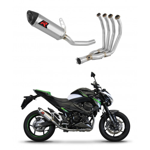 Kawasaki Z800 2013 - 2016 Dominator teljes kipufogó rendszer Collector Silencer HP8 + dB killer medium