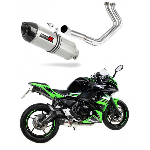 Kawasaki NINJA 650 2017 - 2022 Dominator teljes kipufogó rendszer Collector Silencer HP1 + dB killer medium