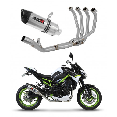 Kawasaki Z 900 2020 - 2024 Dominator teljes kipufogó rendszer Collector Silencer HP6 + dB killer medium