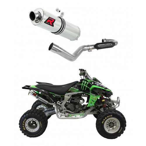 Kawasaki KFX 450 2008 - 2014 Dominator teljes kipufogó rendszer Collector Silencer GP1 + dB killer medium
