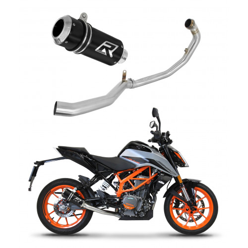 KTM 390 Duke 2021 - 2023 Dominator teljes kipufogó rendszer Collector Silencer GP BLACK + dB killer medium