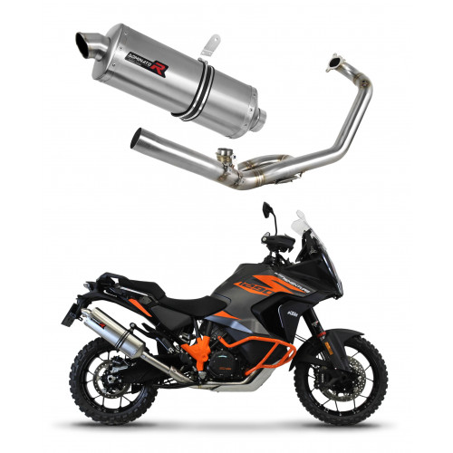 KTM 1290 Super Adventure 2021 - 2024 Dominator teljes kipufogó rendszer Collector Silencer P7 + dB killer medium