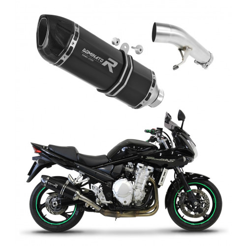Suzuki GSF 650 BANDIT N / S 2007 - 2016 Dominator kipufogó HP1 BLACK + dB killer medium