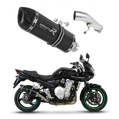 Suzuki GSF 1250 N / S BANDIT 2007 - 2016 Dominator kipufogó HP1 BLACK + dB killer medium