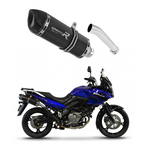 Suzuki DL 650 V-Strom 2004 - 2006 Dominator kipufogó HP1 BLACK + dB killer medium