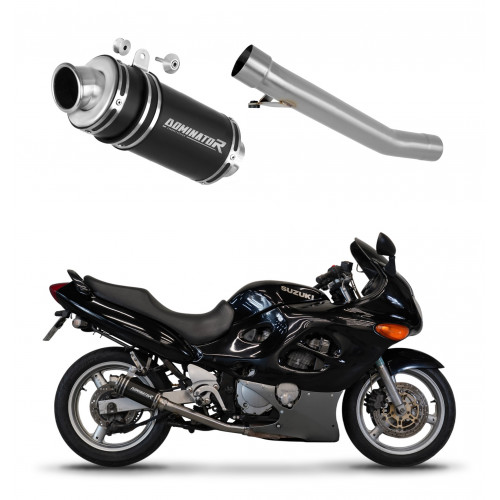 Suzuki GSXF 600 1998 - 2006 Dominator kipufogó GP1 BLACK + dB killer medium