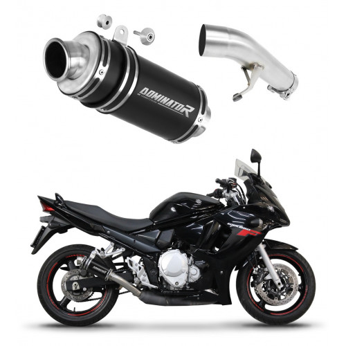 Dominator - Suzuki GSXF 650 2007 - 2016 kipufogó GP1 BLACK