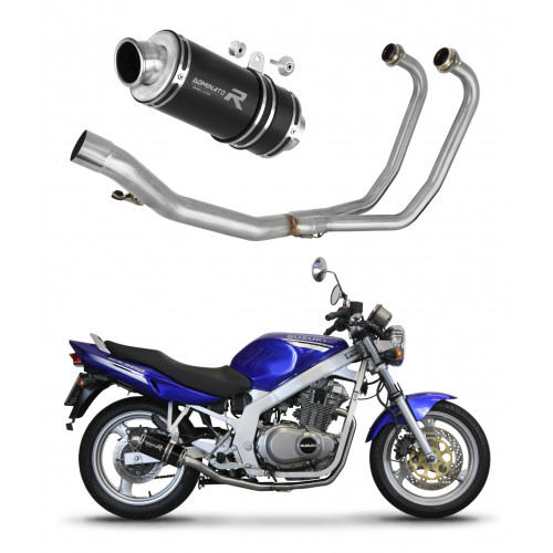 Dominator - Suzuki GS 500F 2004 - 2014 Teljes kipufogó rendszer GP1 BLACK