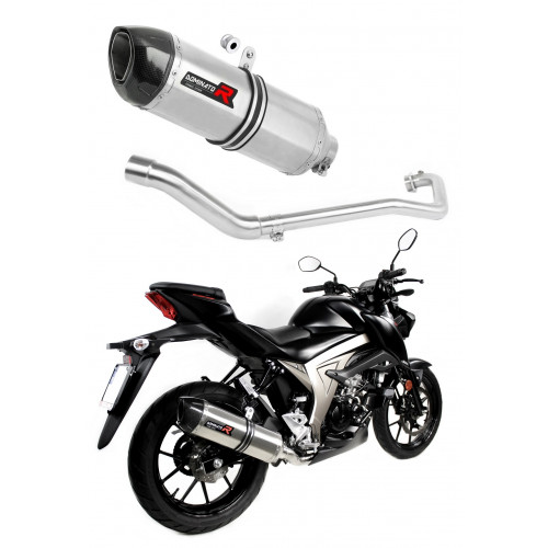 Suzuki GSX S 125 2017 - 2019 Dominator teljes kipufogó rendszer Collector Silencer HP1 + dB killer medium