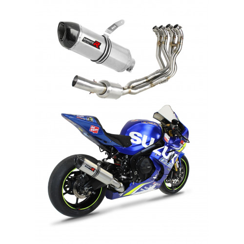 Dominator - Suzuki GSXR 1000 2017 - 2021 Teljes kipufogó rendszer EX Silencer HP1