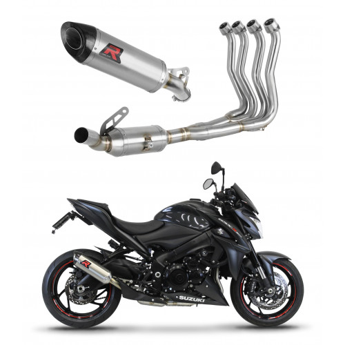Suzuki GSX-S 1000 / F 2015 - 2020 Dominator teljes kipufogó rendszer Collector Silencer HP8 + dB killer medium