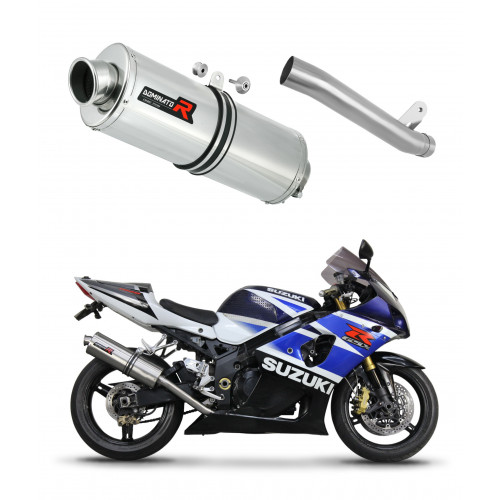 Suzuki GSXR 1000 K1 - K4 2001 - 2004 Dominator kipufogó Slip-on OV + dB killer medium