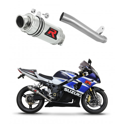 Suzuki GSXR 1000 K1 - K4 2001 - 2004 Dominator kipufogó Slip-on GP1 + dB killer medium