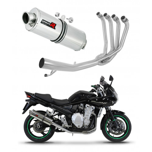 Suzuki GSF 650 BANDIT N / S 2007 - 2016 Dominator teljes kipufogó rendszer Collector Silencer OV + dB killer medium