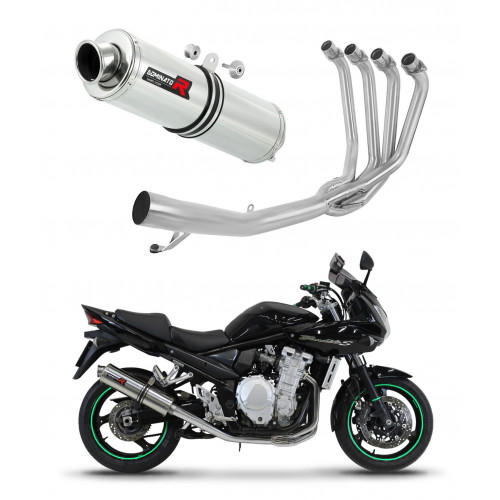 Suzuki GSF 650 BANDIT N / S 2007 - 2016 Dominator teljes kipufogó rendszer Collector Silencer ST + dB killer medium