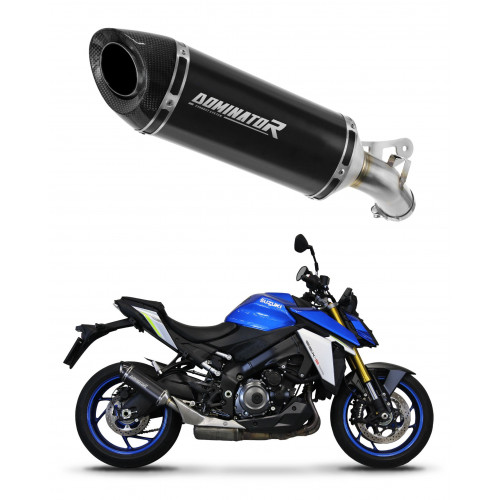 Dominator - Suzuki GSX-S 1000 / 1000 GT / 950 2021 - 2023 kipufogó HP8 BLACK + db killer