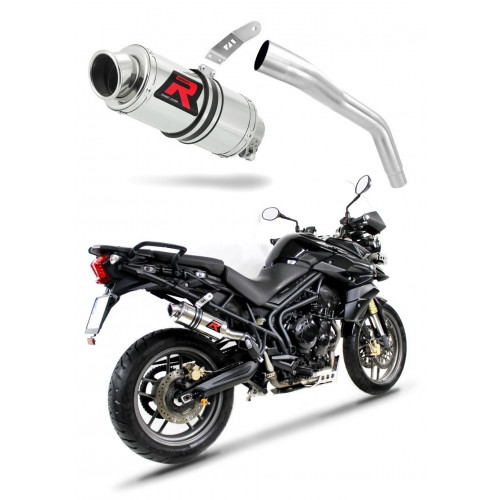 Triumph TIGER 800 XC XR 2011 - 2014 Dominator kipufogó GP1 + dB killer medium