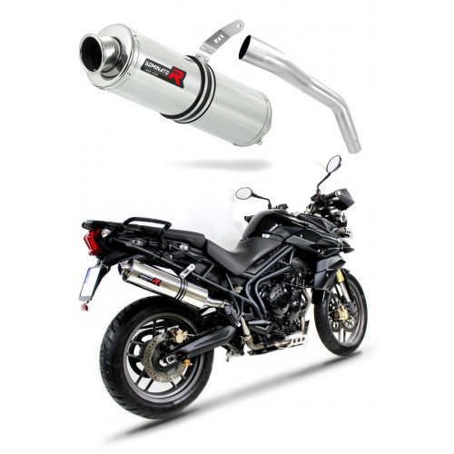 Triumph TIGER 800 XC XR 2011 - 2014 Dominator kipufogó ST + dB killer medium