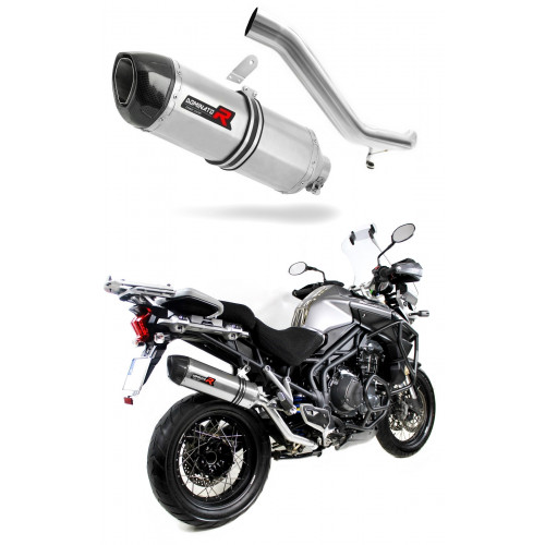 Triumph TIGER EXPLORER 1200 2012 - 2015 Dominator kipufogó HP1 + dB killer medium