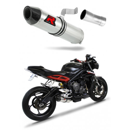 Triumph STREET TRIPLE 765 S R RS 2017 - 2022 Dominator kipufogó HP2 + dB killer medium