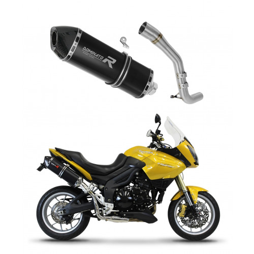 Triumph Tiger 1050 2006 - 2012 Dominator kipufogó HP7 BLACK + dB killer medium