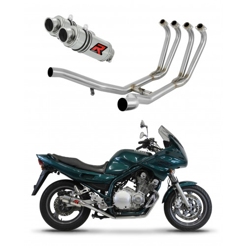 Dominator - Yamaha XJ 900 Diversion 1994 - 2003 Teljes kipufogó rendszer, összekötőcső + kipufogó GP1 + dB killer