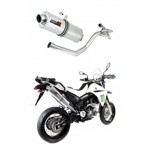 Yamaha XT 660 R 2004 - 2016 side manifold 2 in 1 Dominator kipufogó OV + dB killer medium
