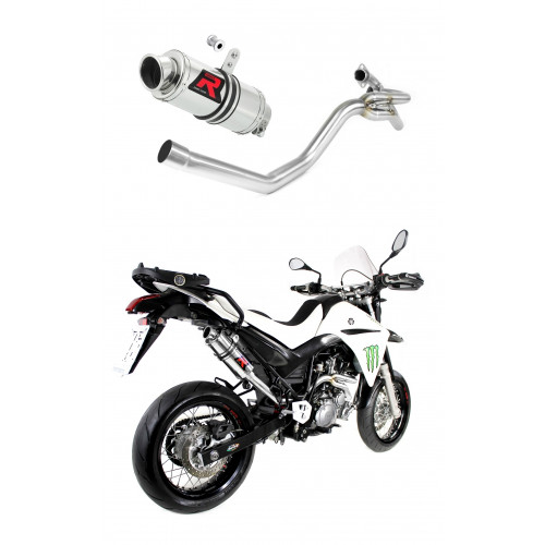 Yamaha XT 660 R 2004 - 2016 side manifold 2 in 1 Dominator kipufogó GP1 + dB killer medium