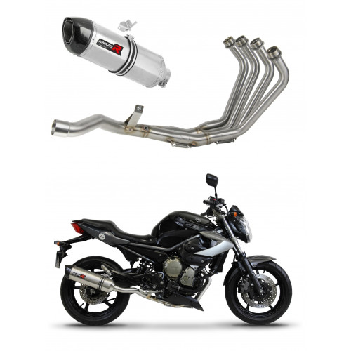 Yamaha XJ 6N S F 2009 - 2016 Dominator teljes kipufogó rendszer Collector Silencer HP1 + dB killer medium
