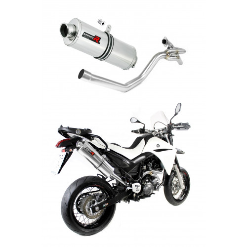 Yamaha XT 660 X 2004 - 2016 side manifold 2 in 1 Dominator kipufogó OV + dB killer medium