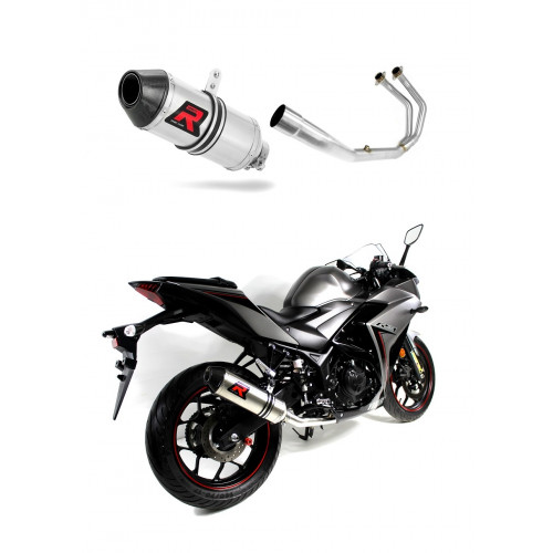 Dominator - YZF-R3 300 Exhaust FULL SYSTEM Silencer HP3 2015 - 2021