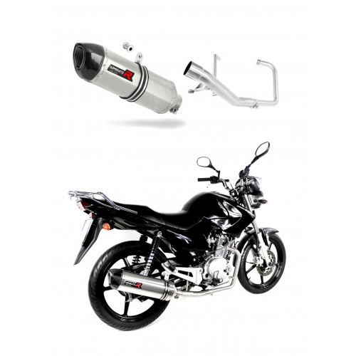 Yamaha YBR 125 2009 - 2018 Dominator teljes kipufogó rendszer Collector Silencer HP1 + dB killer medium