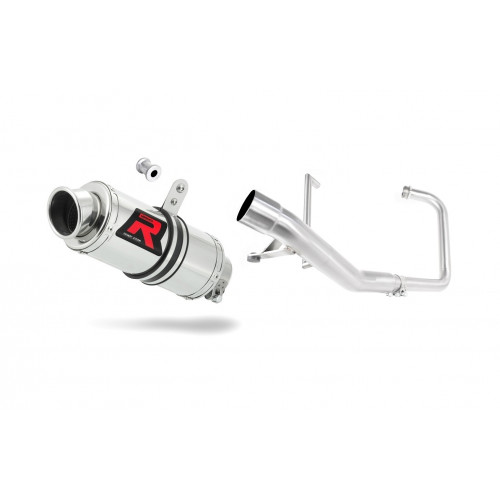 Yamaha YBR 125 2000 - 2008 Dominator teljes kipufogó rendszer Collector Silencer GP1 + dB killer medium