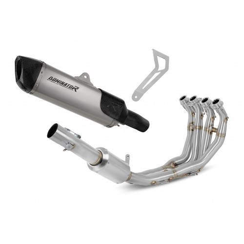 Dominator - Yamaha YZF R6 2017 - 2023 Teljes kipufogó rendszer EX Silencer Titanium HP6 + db killer