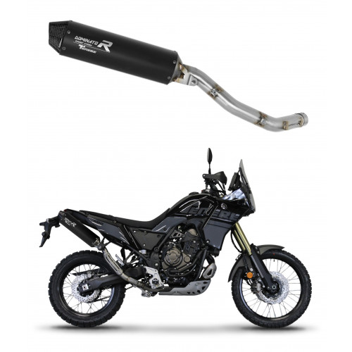 Yamaha Tenere 700 2019 - 2020 Dominator kipufogó MX2 BLACK + dB killer medium