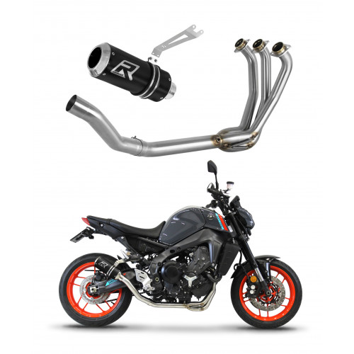 Yamaha MT 09 2021 - 2023 Dominator teljes kipufogó rendszer Collector Silencer GP BLACK + dB killer medium