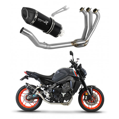 Yamaha MT 09 2021 - 2023 Dominator teljes kipufogó rendszer Collector Silencer HP5 BLACK + dB killer medium