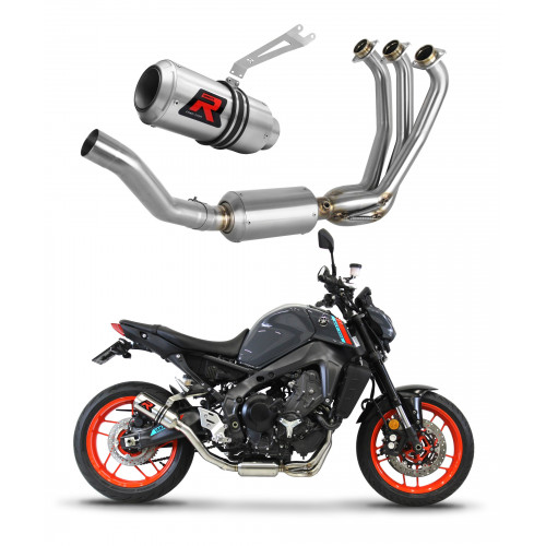 Yamaha MT 09 2021 - 2023 EX Dominator teljes kipufogó rendszer Collector Silencer GP + dB killer medium