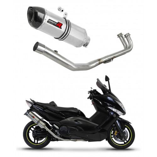 Yamaha T-MAX 500 2008 - 2011 Dominator teljes kipufogó rendszer Collector Silencer HP1 + dB killer medium