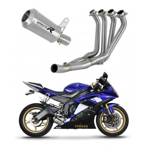 Yamaha YZF R6 2006 - 2016 Dominator teljes kipufogó rendszer Collector Silencer GPS + dB killer medium
