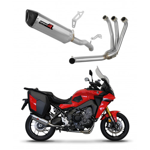Yamaha Tracer 9 / GT 2021 - 2024 Dominator teljes kipufogó rendszer Collector Silencer HP6 + dB killer medium