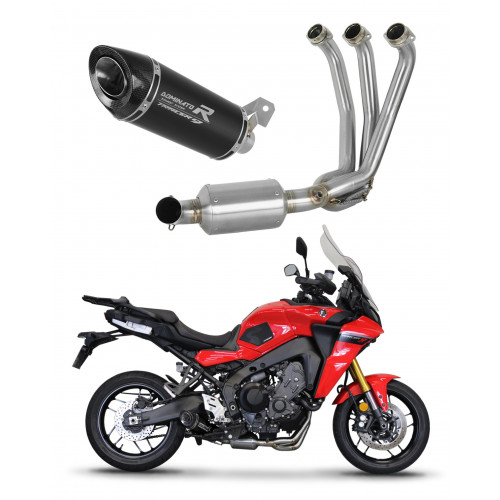 Yamaha Tracer 9 / GT 2021 - 2024 Dominator teljes kipufogó rendszer Collector Silencer HP8 BLACK EX + dB killer medium