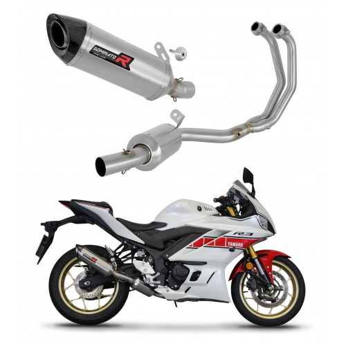 Yamaha YZF-R3 2019 - 2024 Dominator teljes kipufogó rendszer Collector Silencer HP8 + dB killer medium