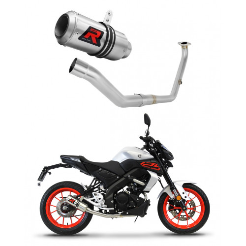 Yamaha MT 125 2021 - 2024 Dominator teljes kipufogó rendszer Collector Silencer GP + dB killer medium