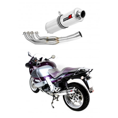 Dominator - K1200RS Exhaust FULL SYSTEM Manifold Silencer ROUND 1997 - 2000