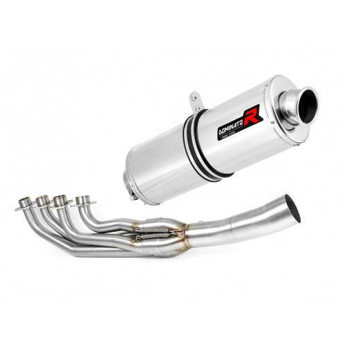 Dominator - K1200GT Exhaust FULL SYSTEM Manifold Silencer OVAL 2003 - 2005